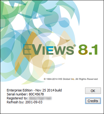 EViews 8.1 Enterprise Crack Serial Key EViews 8.1 Enterprise Crack Serial Key